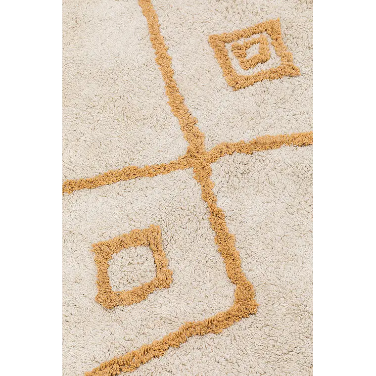 Alfombra rectangular 205x310 cm en algodón Gaia 3