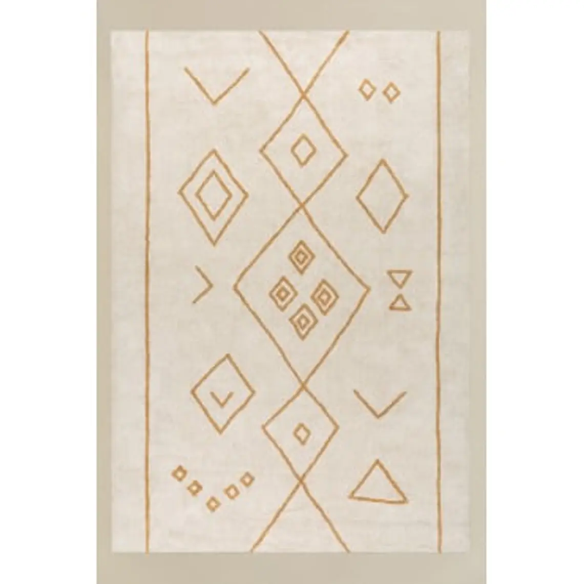 Alfombra rectangular 205x310 cm en algodón Gaia 5