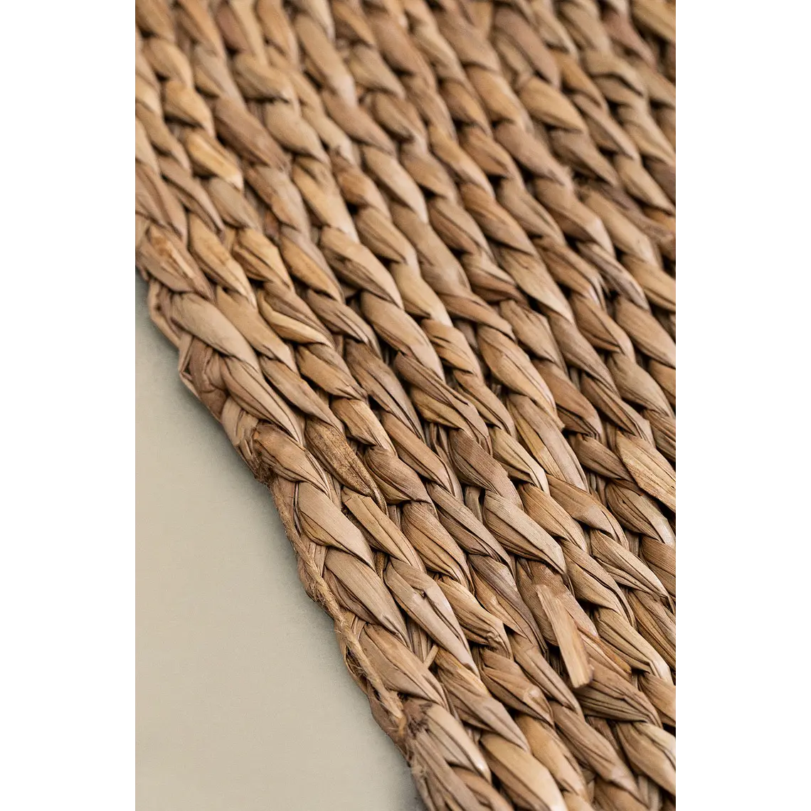 Alfombra redonda Ø145 cm en yute Amara 4