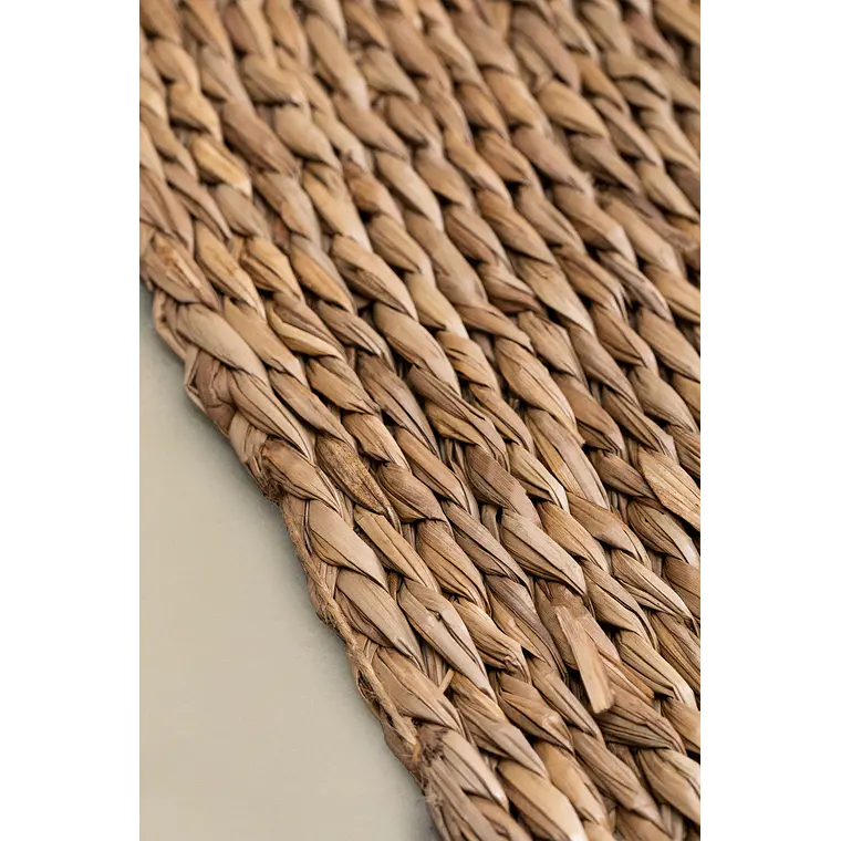 Alfombra redonda Ø145 cm en yute Amara 4