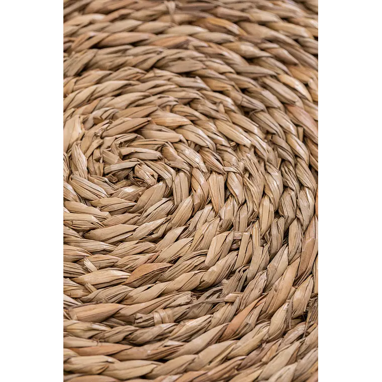 Alfombra redonda Ø145 cm en yute Amara 5