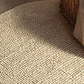 Alfombra redonda Ø200 cm en algodón beige lino Odesa - Miniatura 1