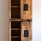 Armario con 2 puertas correderas en madera de mango - Miniatura 4