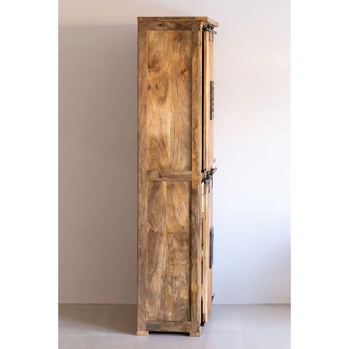 Armario con 2 puertas correderas en madera de mango 5