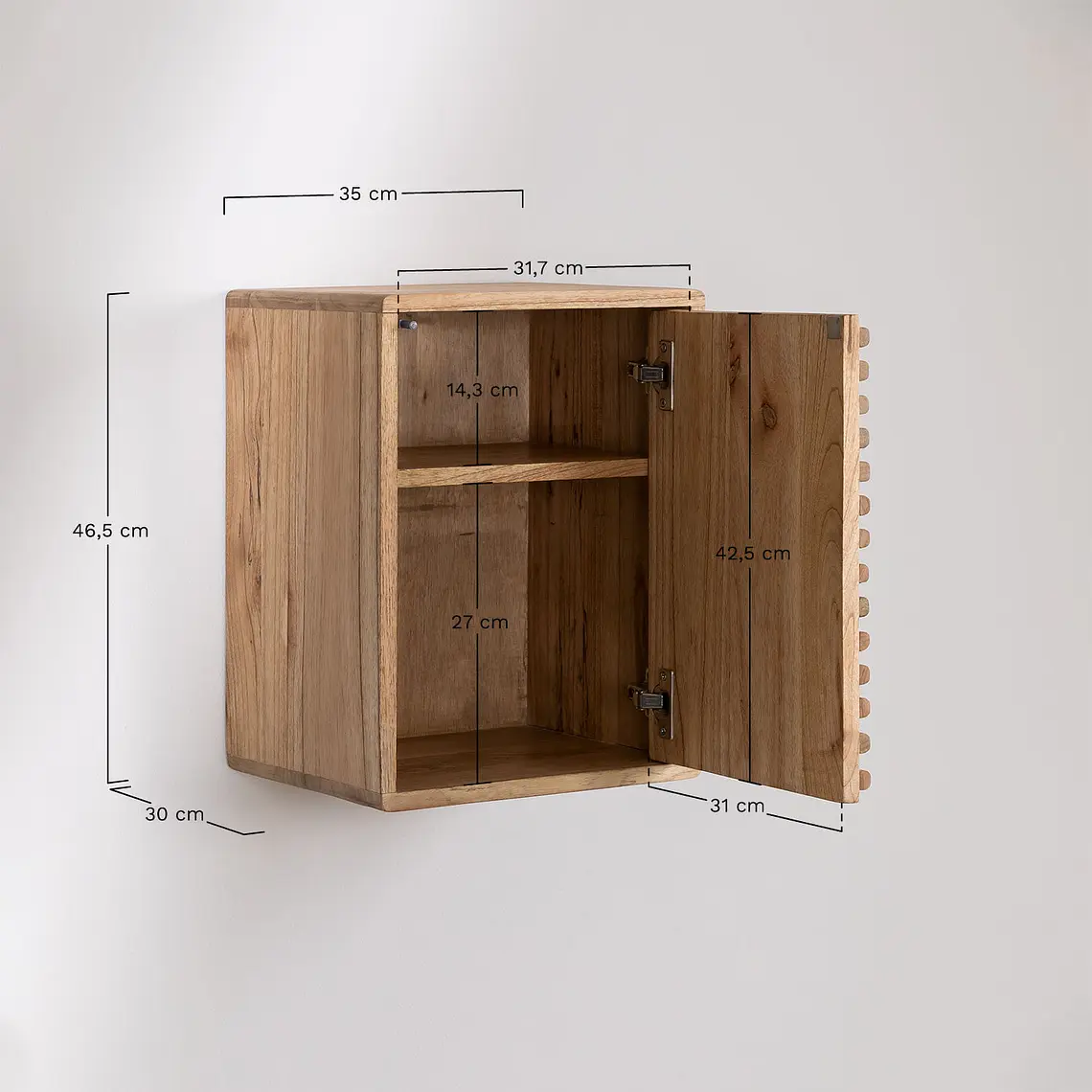 Armario de pared en madera 8