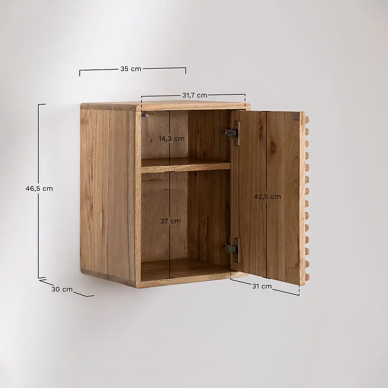 Armario de pared en madera 8