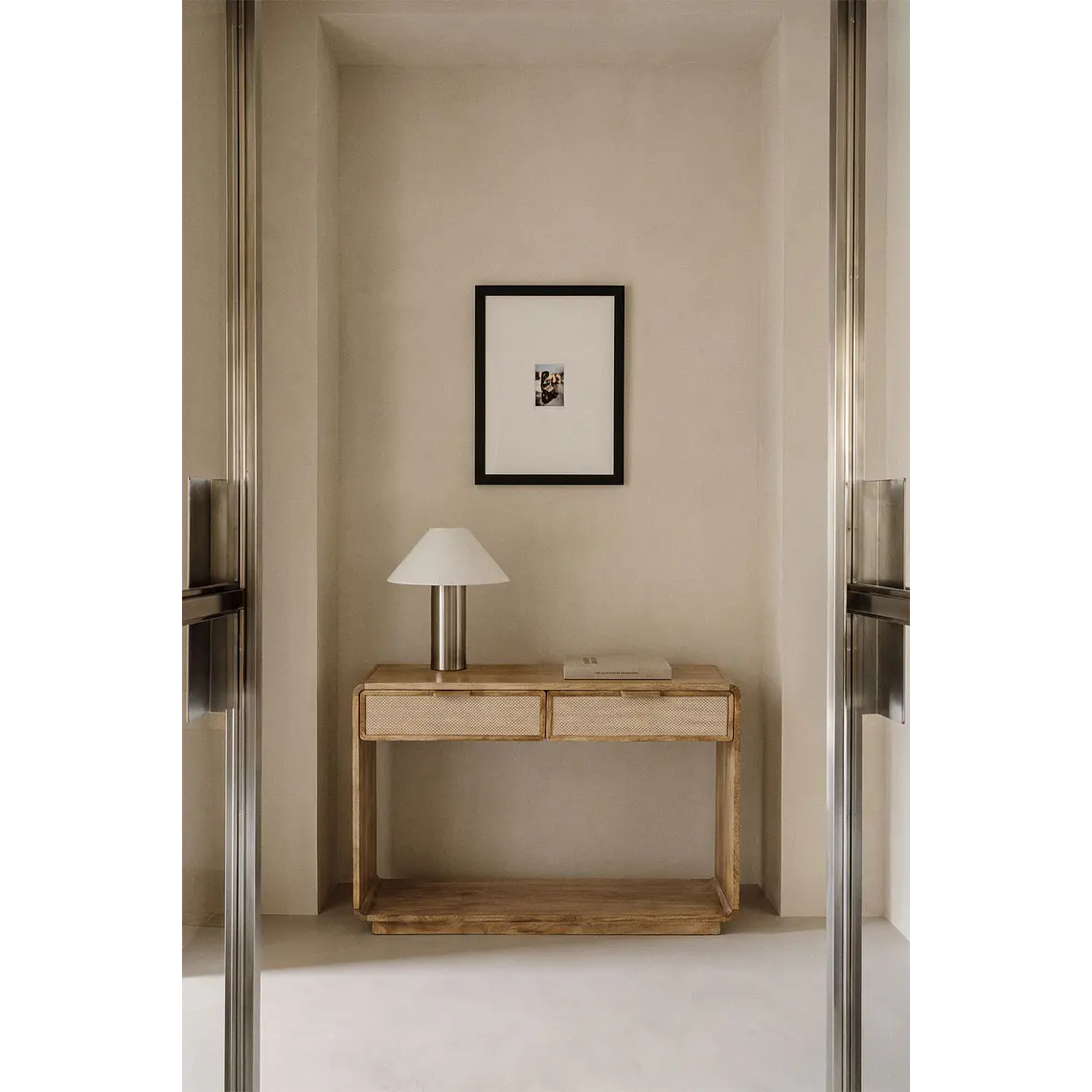 Serara · Arrimo en acabado madera de 120 cm 1