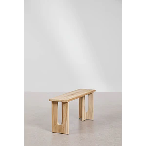 Banco de jardín 100 cm en madera de teca Perina
