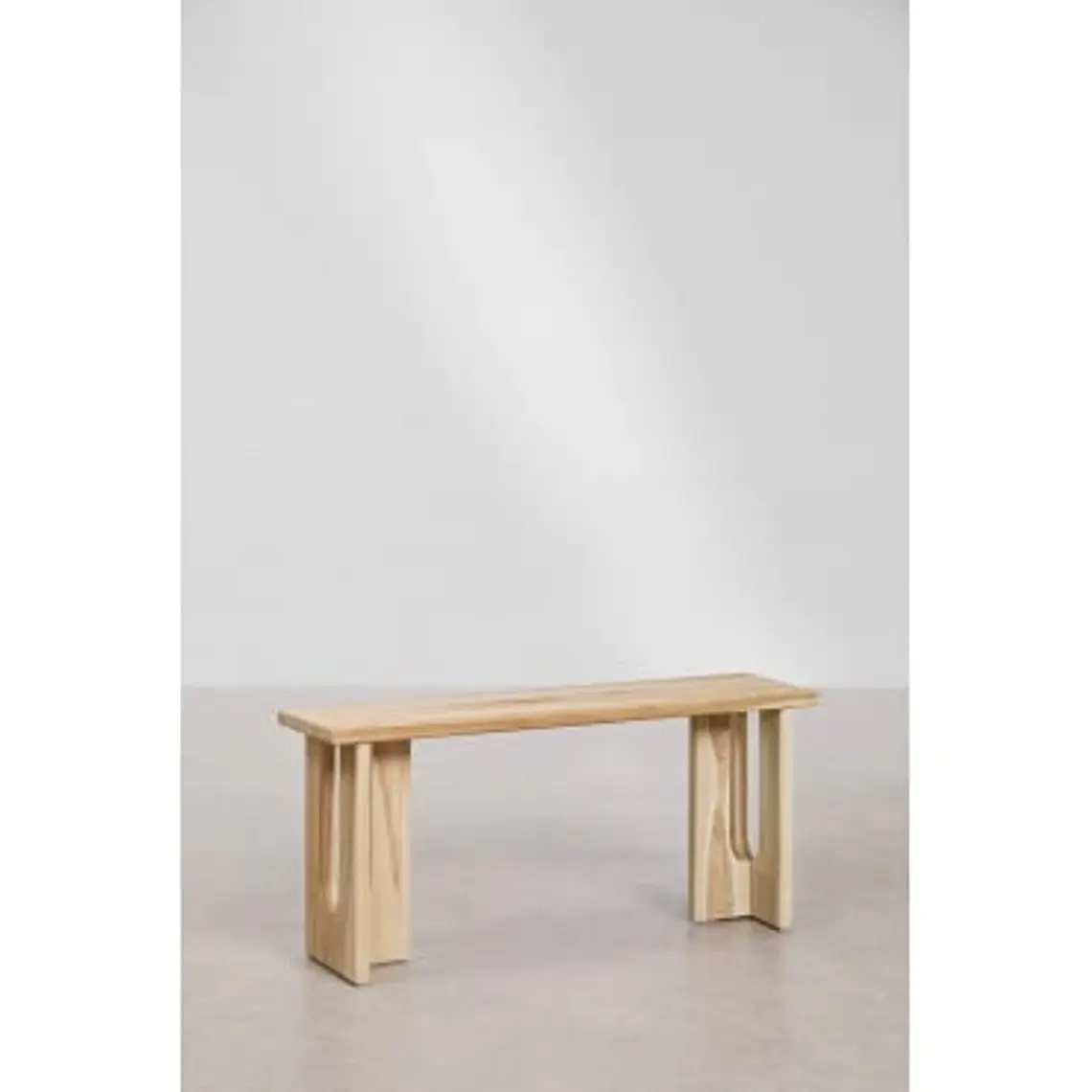 Banco de jardín 100 cm en madera de teca Perina 7