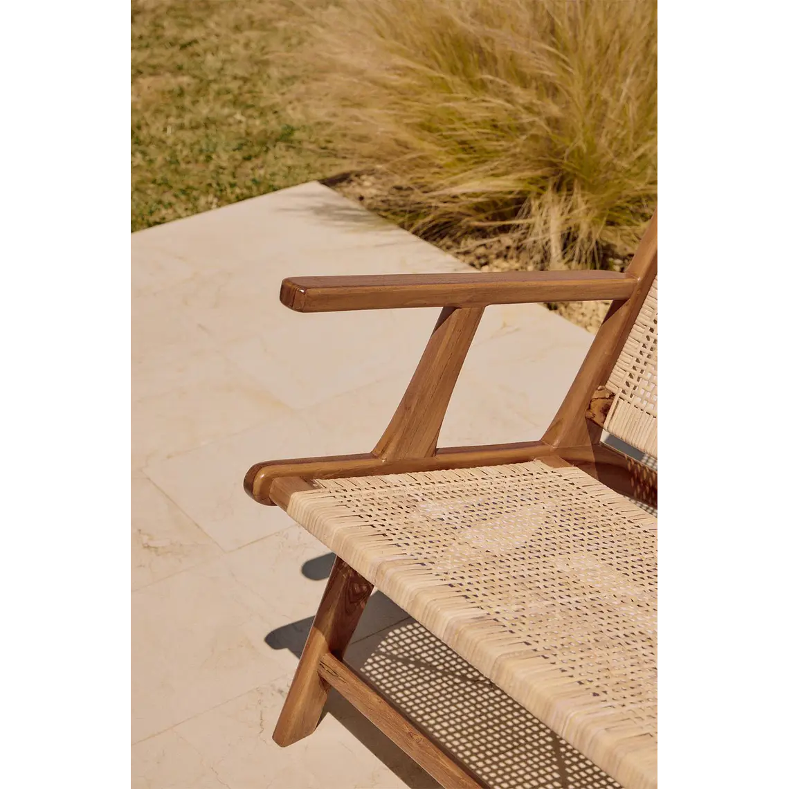 Banco de jardín 120 cm en madera de teca Mara 3