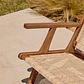 Banco de jardín 120 cm en madera de teca Mara - Miniatura 3