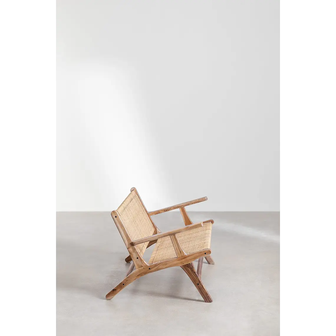 Banco de jardín 120 cm en madera de teca Mara 5