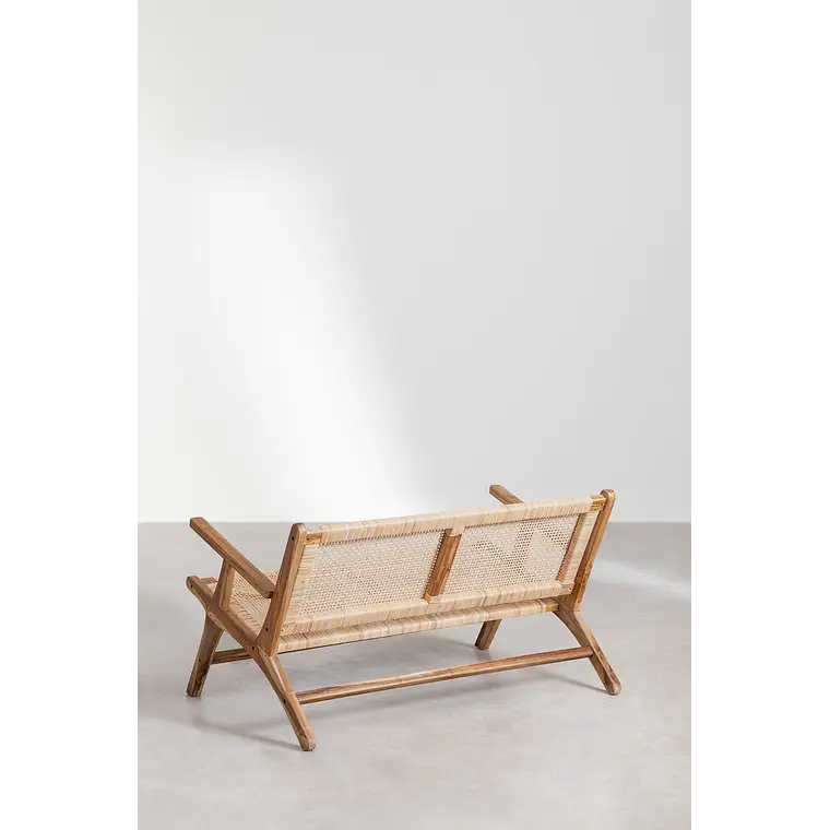 Banco de jardín 120 cm en madera de teca Mara 6