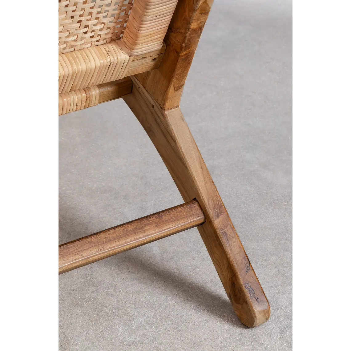 Banco de jardín 120 cm en madera de teca Mara 8