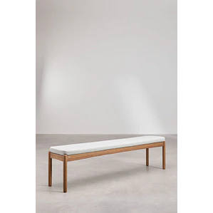 Banco de jardín 180 cm en madera de eucalipto Teria