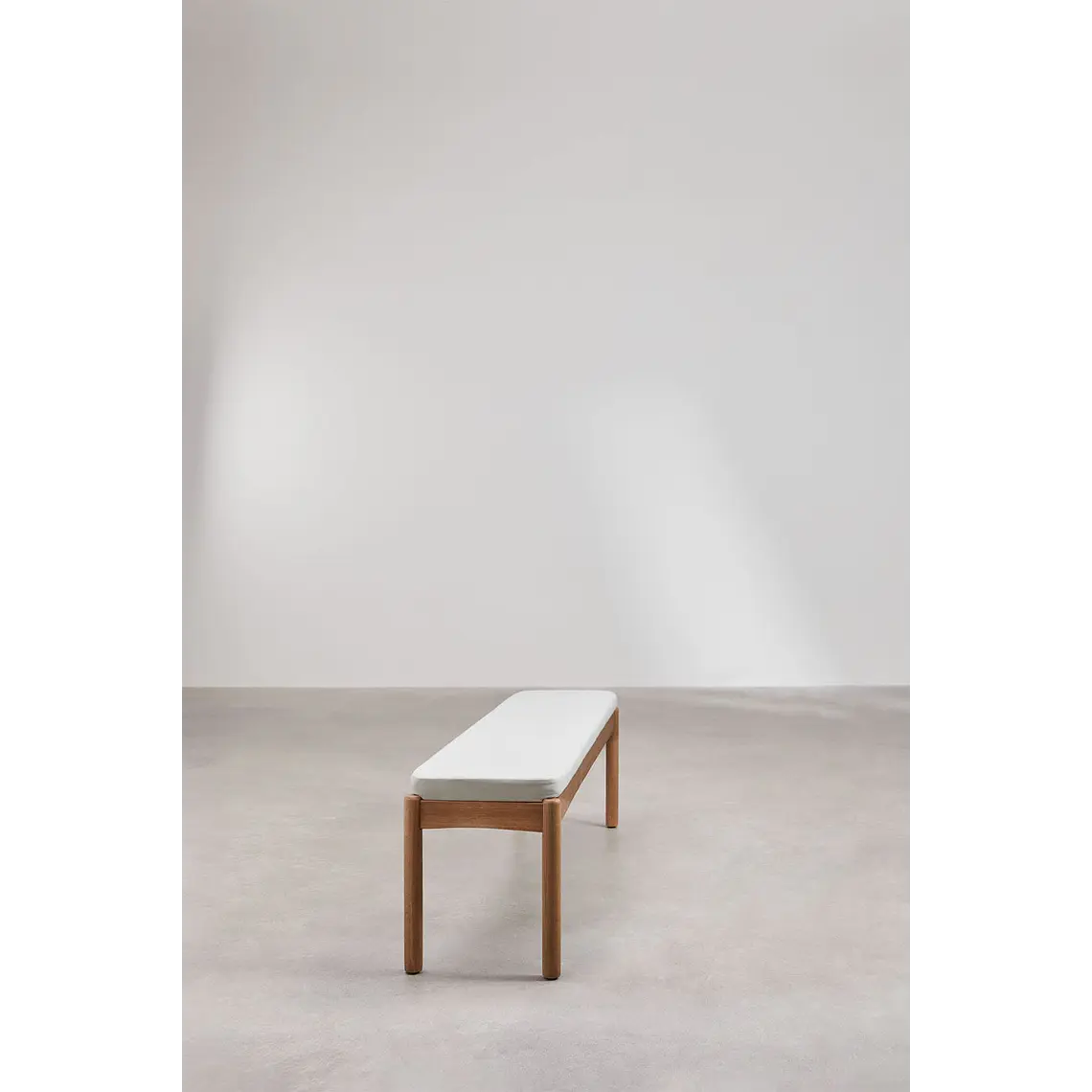 Banco de jardín 180 cm en madera de eucalipto Teria 3