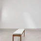 Banco de jardín 180 cm en madera de eucalipto Teria - Miniatura 3