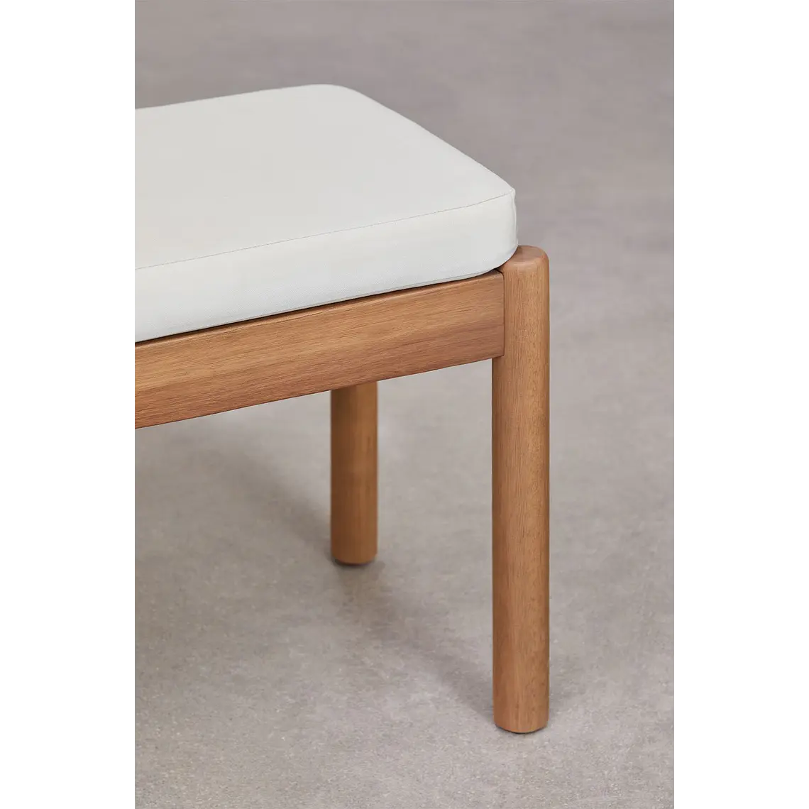 Banco de jardín 180 cm en madera de eucalipto Teria 4