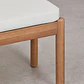 Banco de jardín 180 cm en madera de eucalipto Teria - Miniatura 4