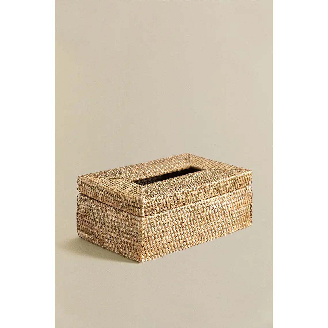 Caja de pañuelos en ratán Mela 2