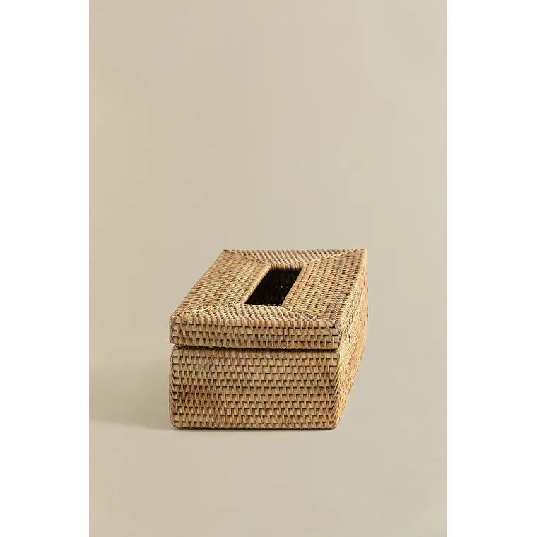 Caja de pañuelos en ratán Mela 3