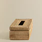 Caja de pañuelos en ratán Mela - Miniatura 3
