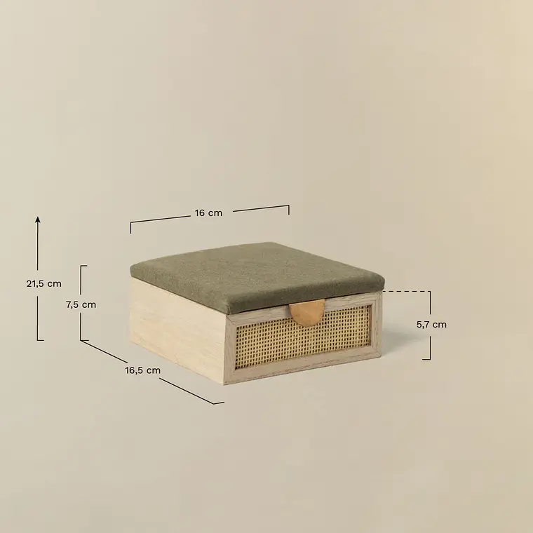Caja decorativa en madera y MDF Muna 9