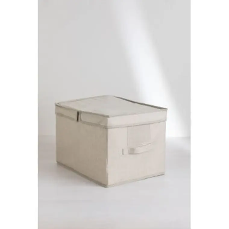 Caja organizadora textil con tapa Tessa 1
