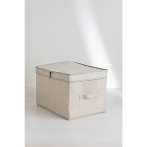 Caja organizadora textil con tapa Tessa