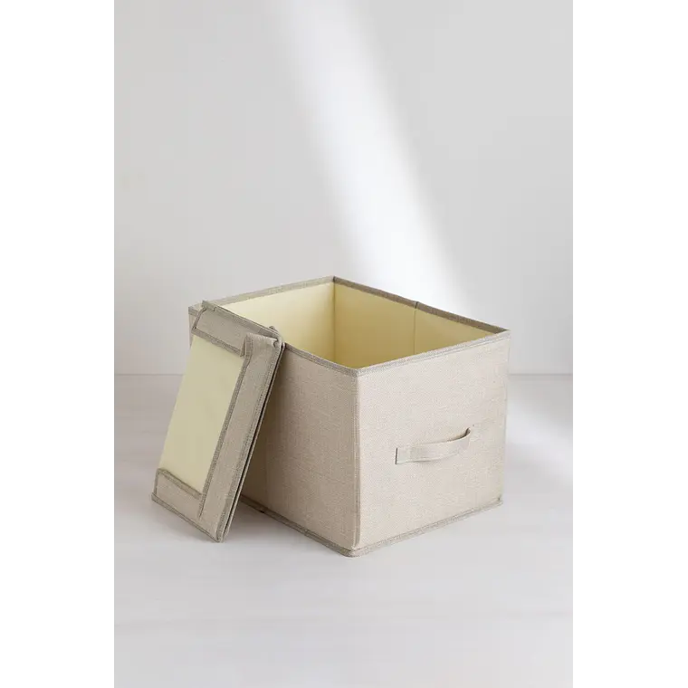 Caja organizadora textil con tapa Tessa 4