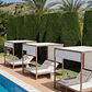 Cama balinesa reclinable en madera de eucalipto Talora - Miniatura 2
