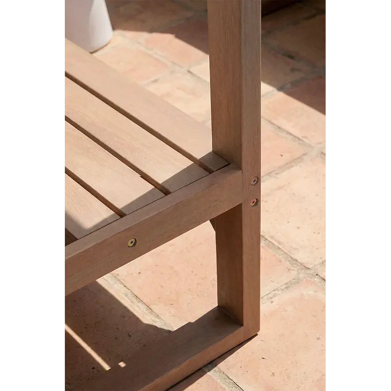 Cama balinesa reclinable en madera de eucalipto Talora 4