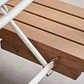 Cama balinesa reclinable en madera de eucalipto Talora - Miniatura 10
