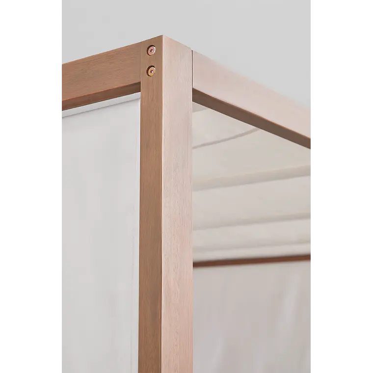 Cama balinesa reclinable en madera de eucalipto Talora 12