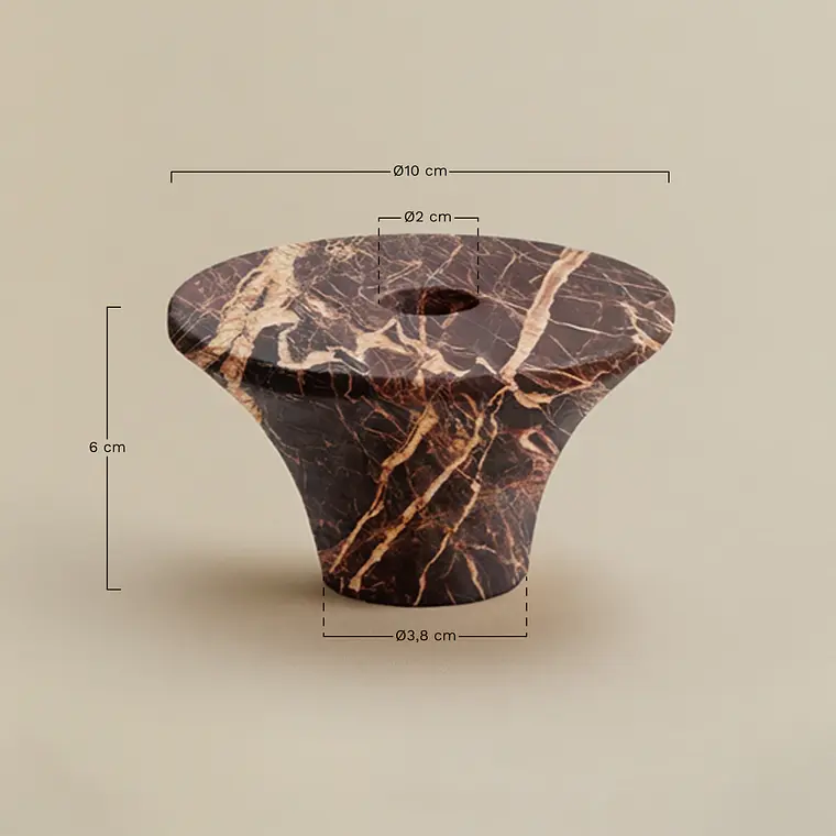 Candelabro en piedra natural Tova 8
