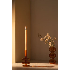 Candelabro en vidrio Luma