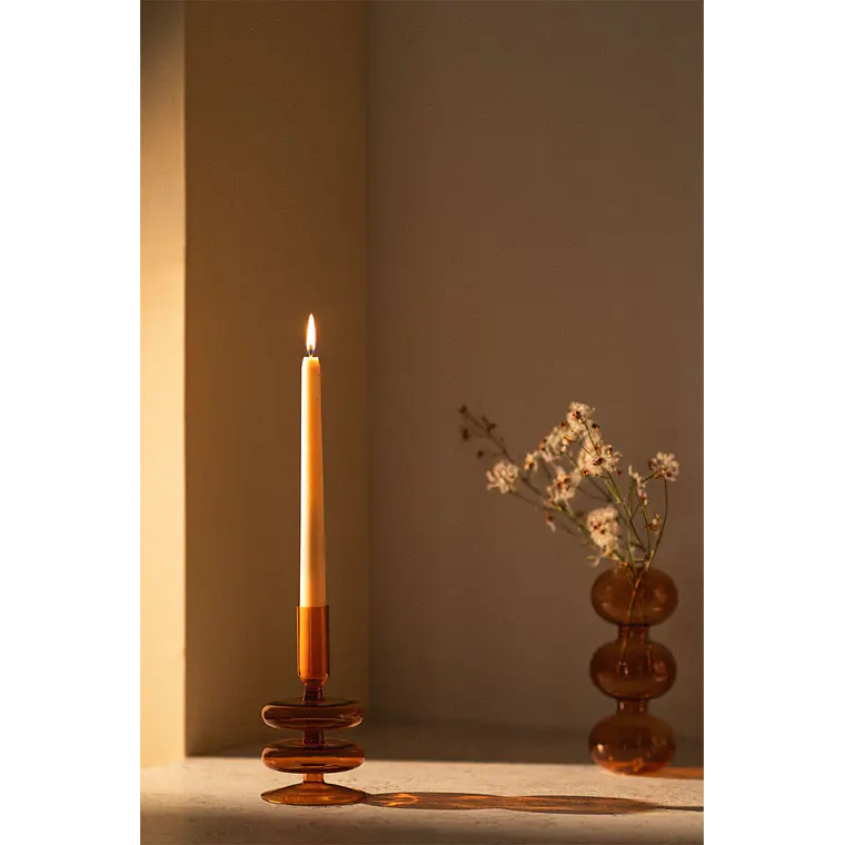 Candelabro en vidrio Luma 2