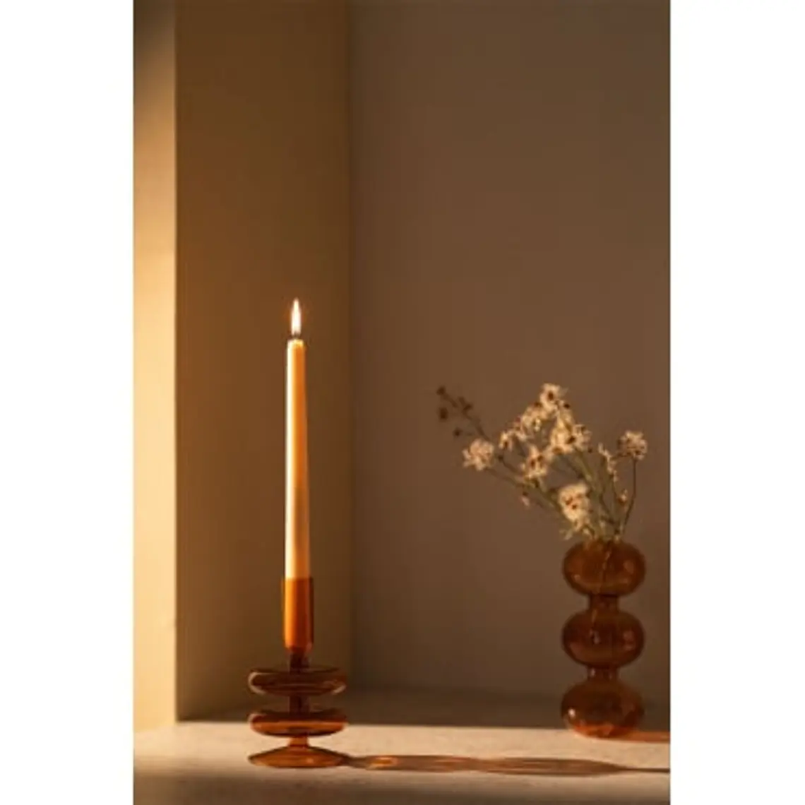 Candelabro en vidrio Luma 7