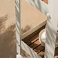 Carro para cocina modular de exterior en madera de acacia y aluminio Belina - Miniatura 2