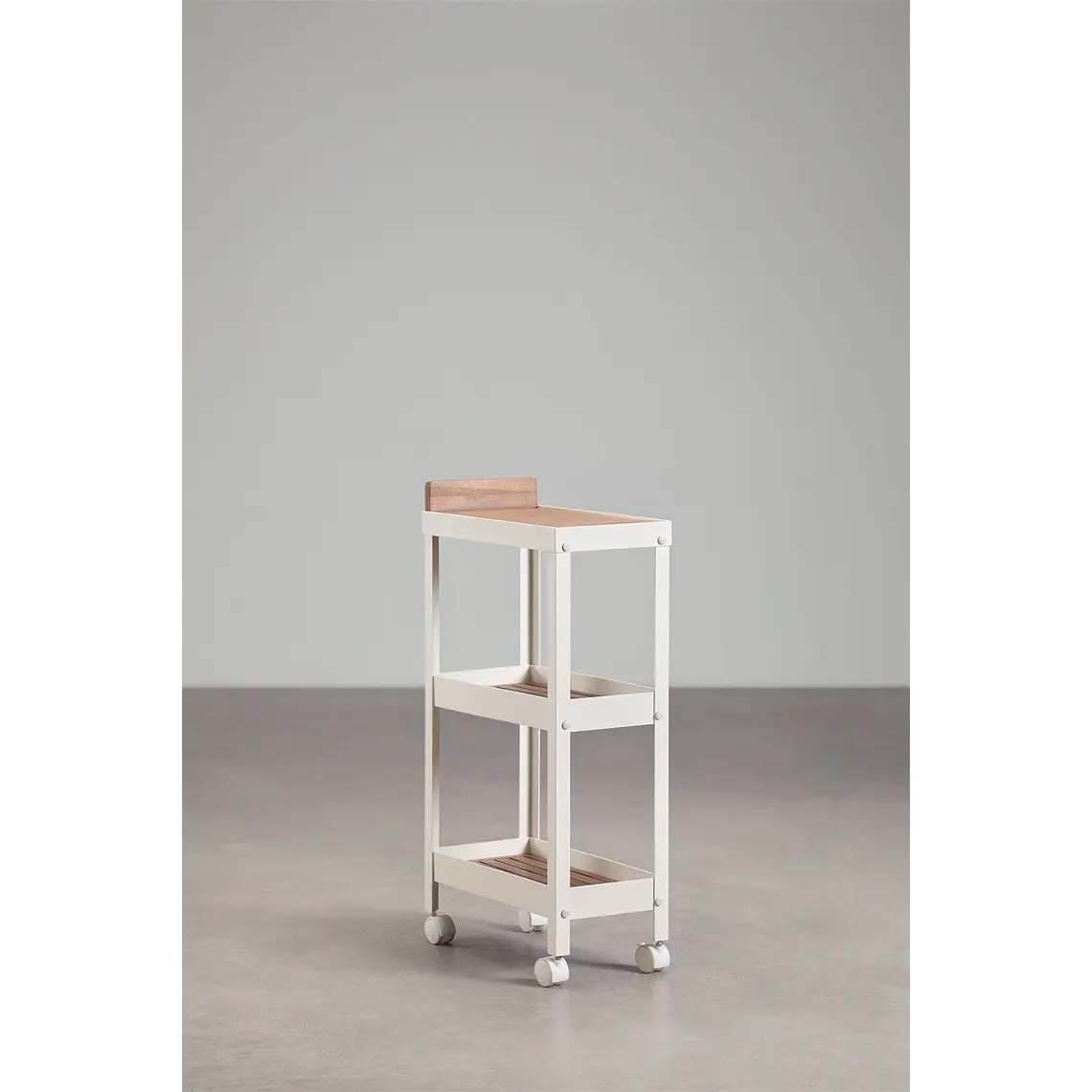 Carro para cocina modular de exterior en madera de acacia y aluminio Belina 3
