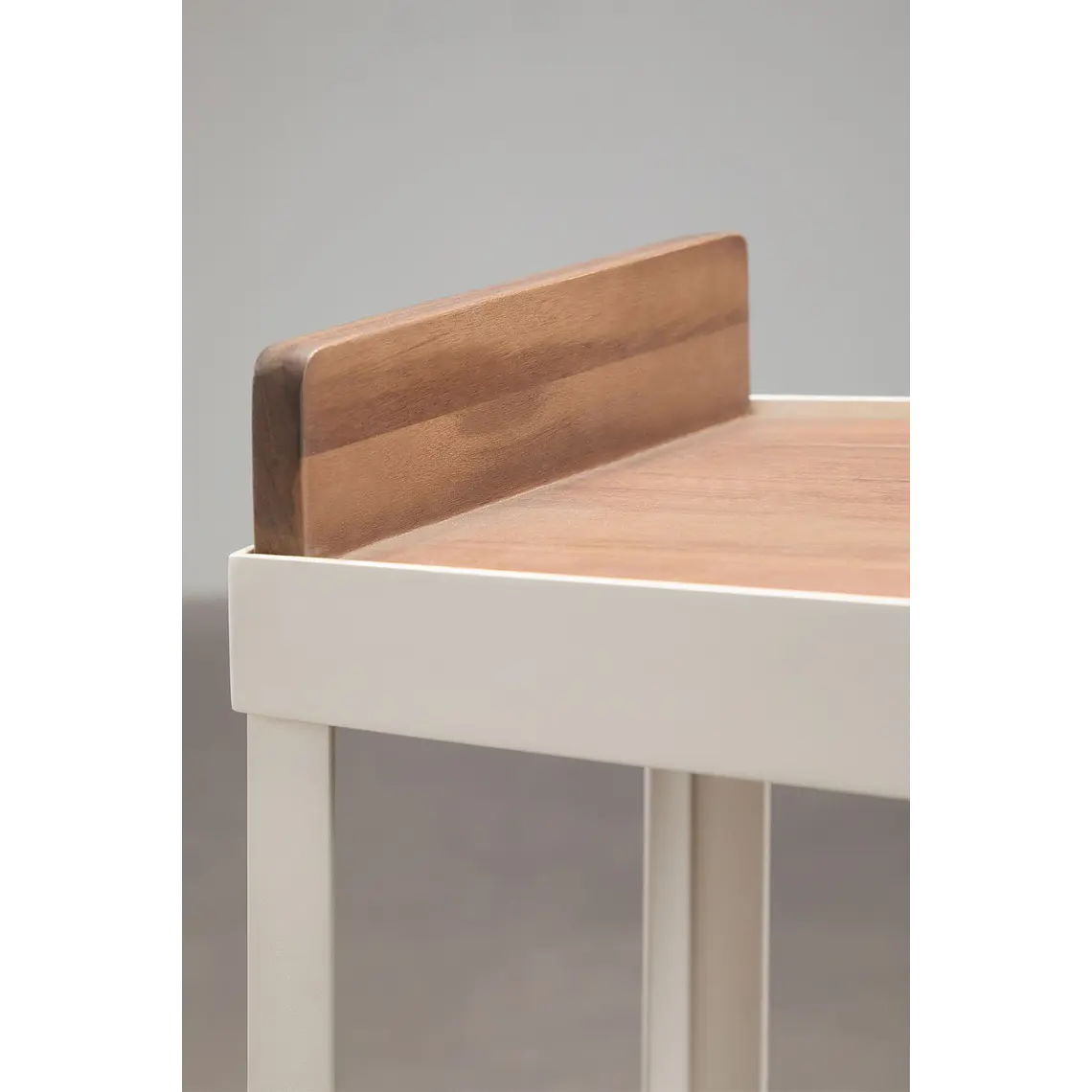 Carro para cocina modular de exterior en madera de acacia y aluminio Belina 5
