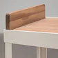 Carro para cocina modular de exterior en madera de acacia y aluminio Belina - Miniatura 5