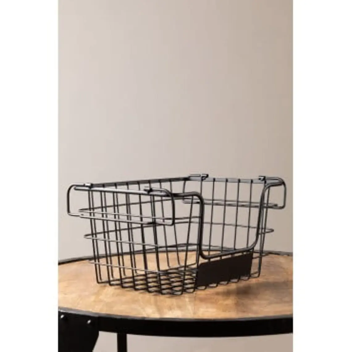 Cesta de almacenaje en acero Zira 1