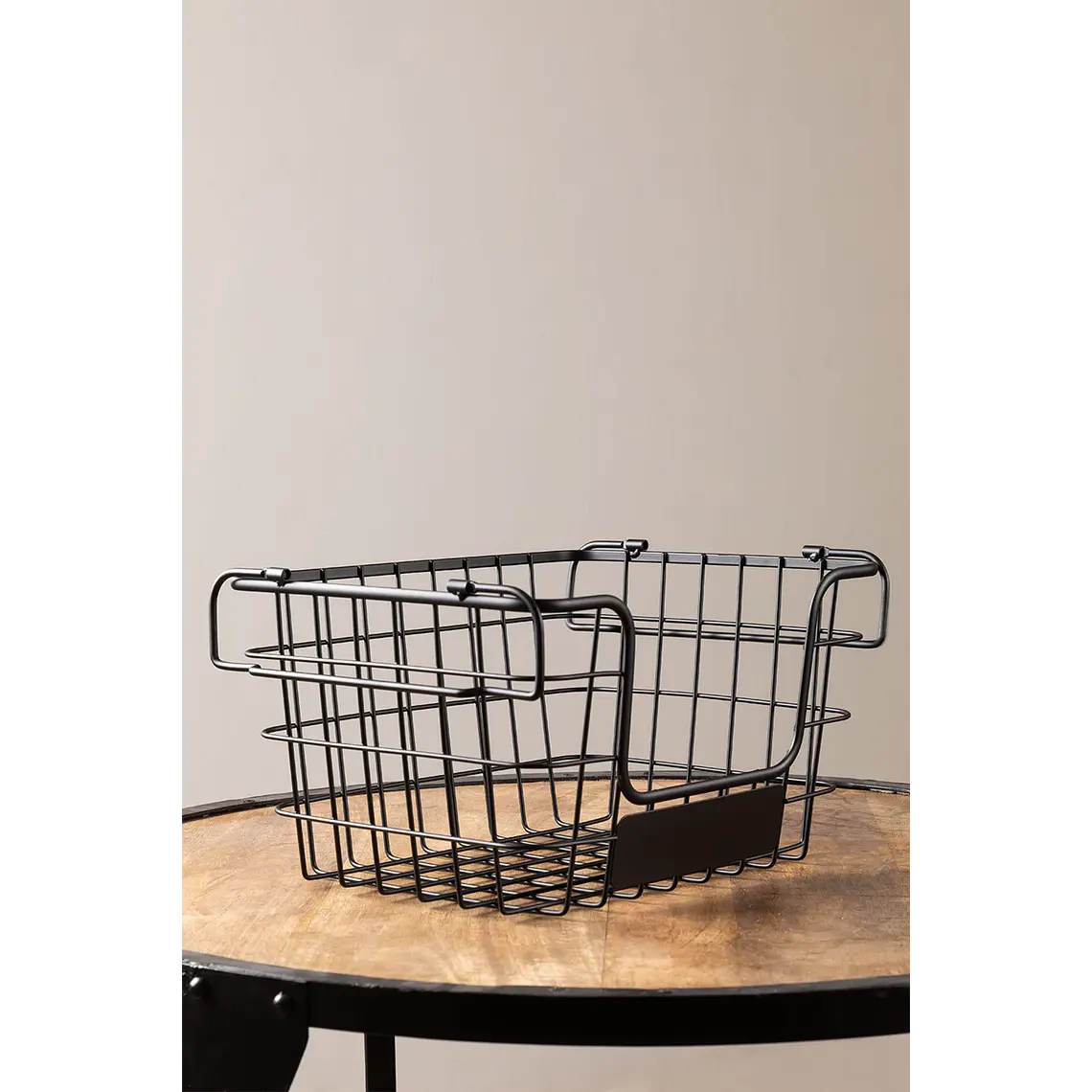 Cesta de almacenaje en acero Zira 4