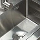 Cocina modular de exterior de 2 piezas con fregadero y almacenaje en acero Palina - Miniatura 3