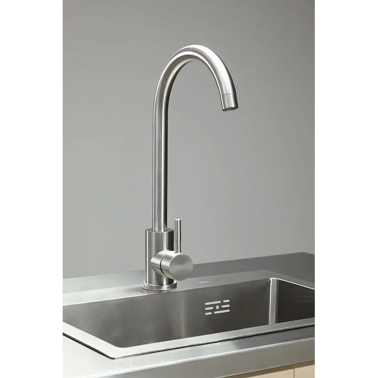 Cocina modular de exterior de 2 piezas con fregadero y almacenaje en acero Palina 5