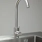 Cocina modular de exterior de 2 piezas con fregadero y almacenaje en acero Palina - Miniatura 5