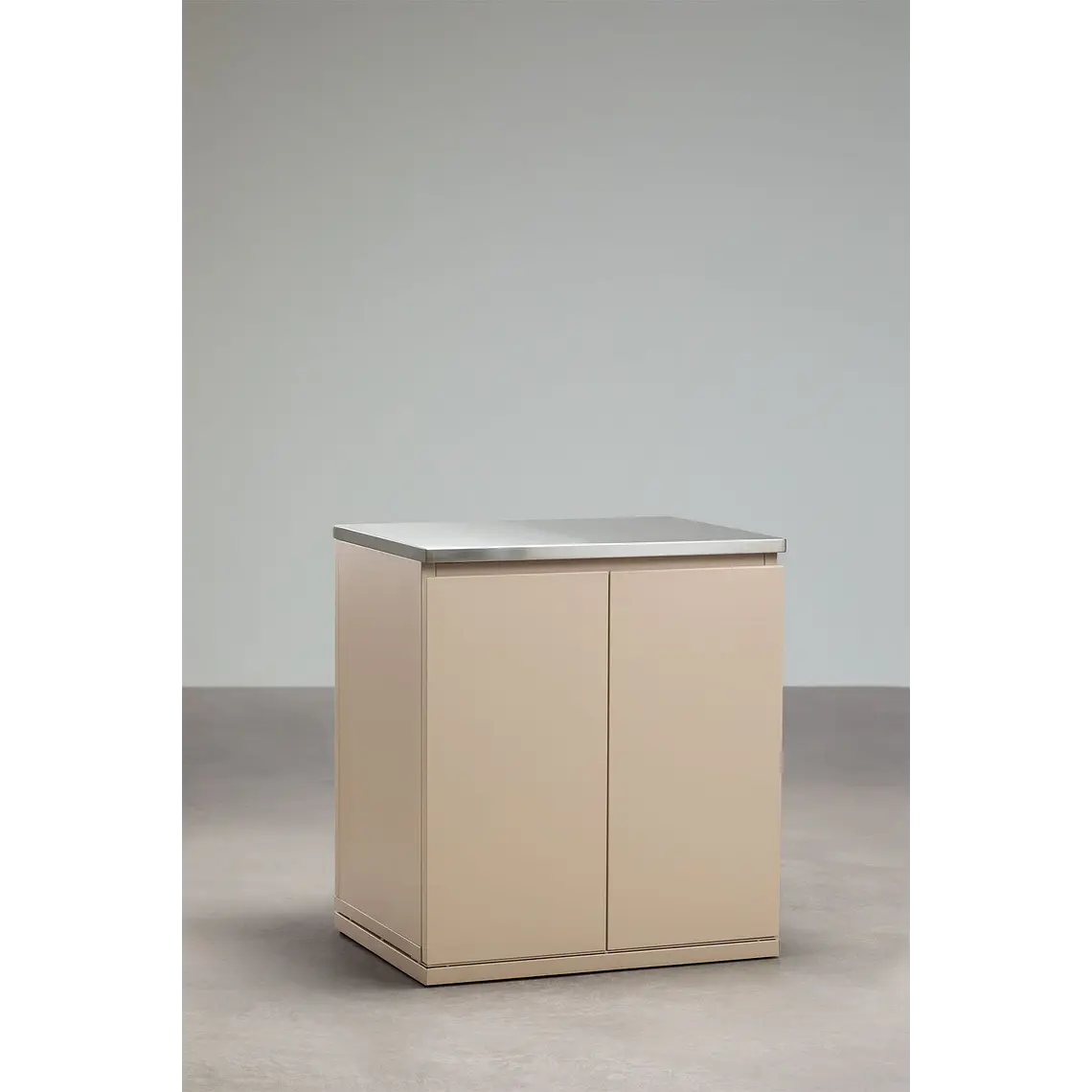 Cocina modular de exterior de 2 piezas con fregadero y almacenaje en acero Palina 6