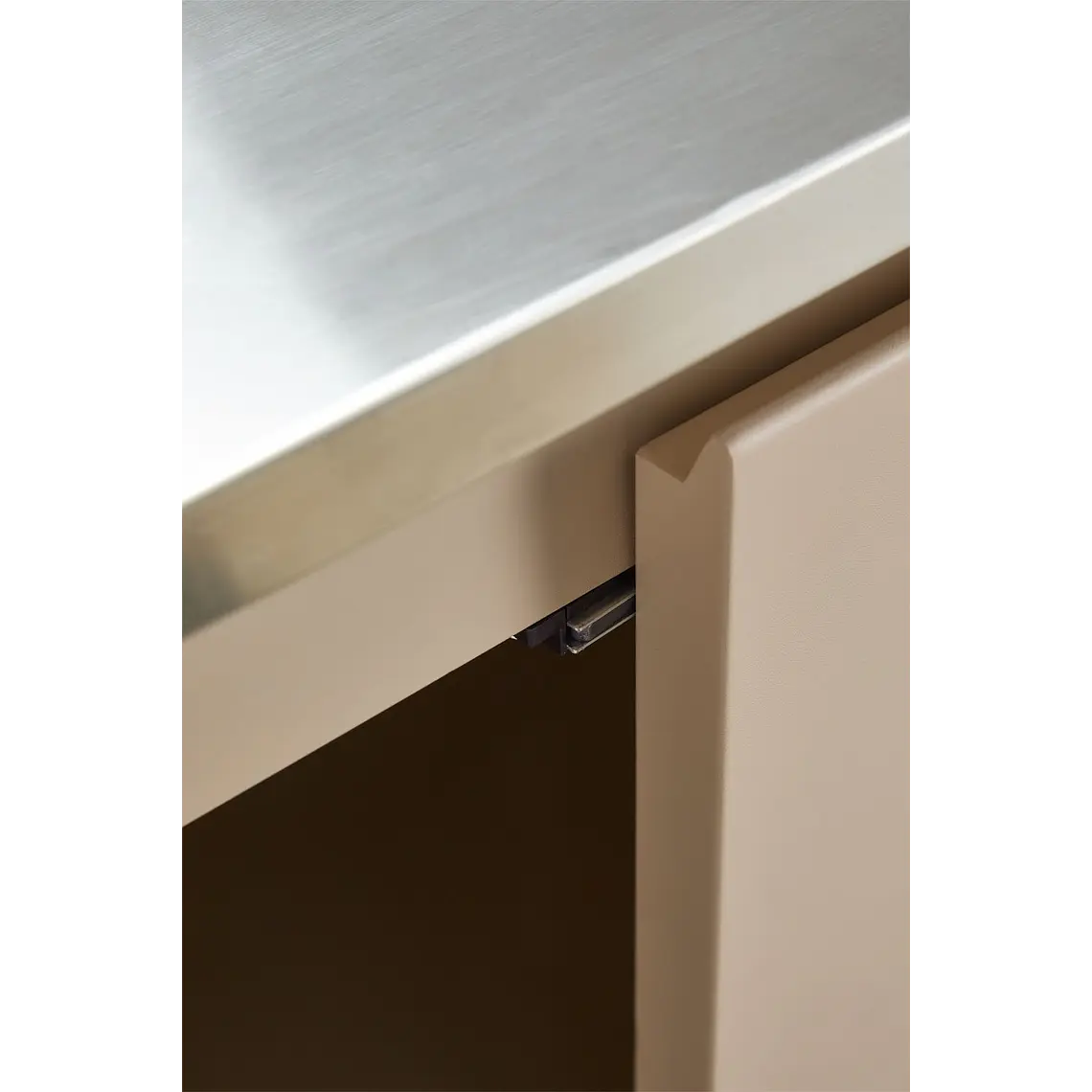 Cocina modular de exterior de 2 piezas con fregadero y almacenaje en acero Palina 7