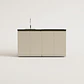 Cocina modular de exterior de 2 piezas con fregadero y almacenaje en acero Palina - Miniatura 8